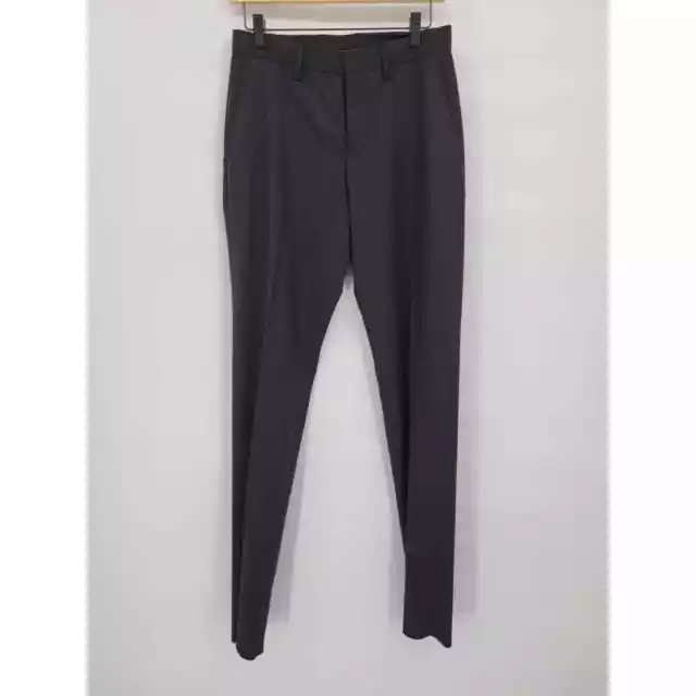 Vince 28 Wool Blend High Rise Gray Straight Leg Pants Trousers