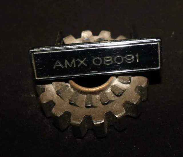 1968-69 1968 1969 AMC AMX dash serial number plaque 08091 ~~~RARE~~~~