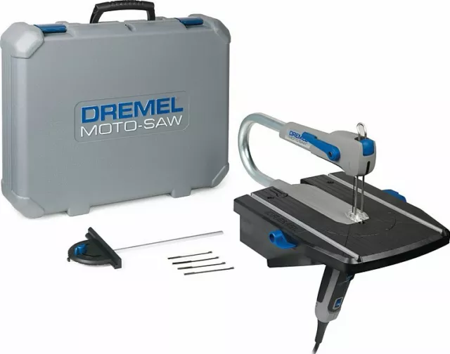 BOSCH DREMEL® Moto-Saw MS20-1/5 2in1 Dekupiersäge mit 1 Vorsatzgerät, 5 Zubehöre