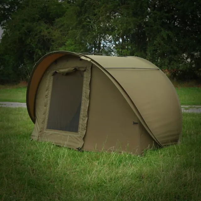 Carp fishing Bivvy  Pop Up Easy Shelter One Man Size - Carper Tackle