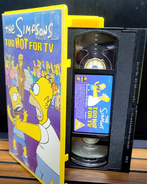 THE SIMPSONS TOO Hot For TV (Animated) (VHS/SUR, 1999) Rare Retro ...