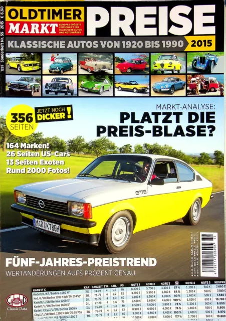 Marktpreise - Oldtimer Markt Sonderheft Nr.55 - 2015