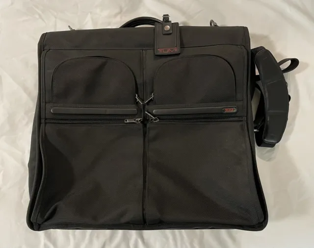 Tumi 22131D4 Bi Fold Garment Bag Luggage Nylon Black