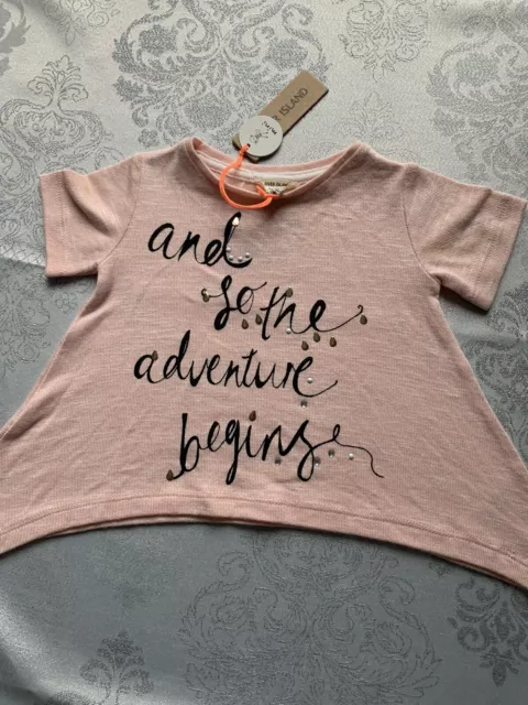 river island mini  Baby pink/ top  0-3 Months BNWT