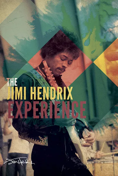 Jimi Hendrix The Experience 24X36 Poster Guitar Fender Woodstock Legend Gift New