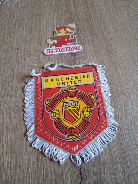 Grand Fanion Vintage Manchester United - Banderin Pennant Wimpel Collection