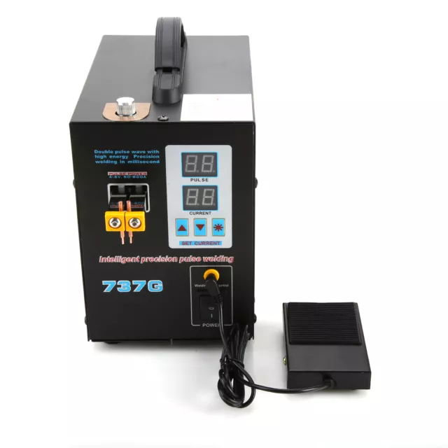 737G 1.5KW Battery Spot Welder Automatic Pulse Welding Machine for 18650 Battery 3