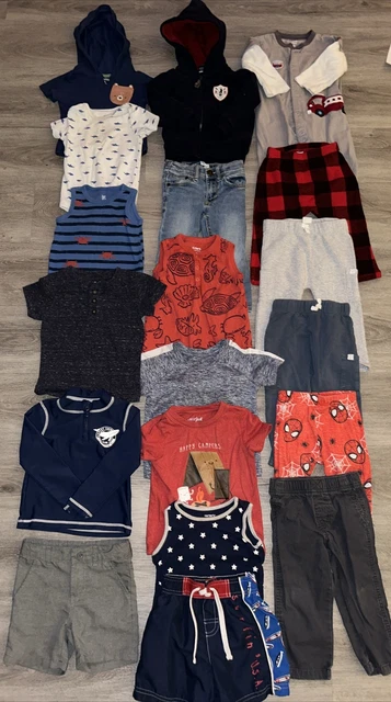 Baby Boy Clothing Lot, Size 18 Months, 19 Items, Carter’s, Cat & Jack, Old Navy