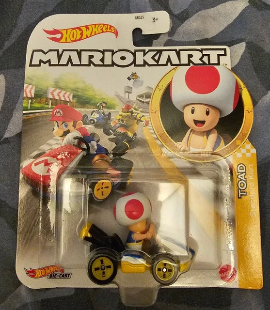HOT WHEELS MARIO Kart 2022 Toad Standard Kart 164 Scale NIP. 11.99