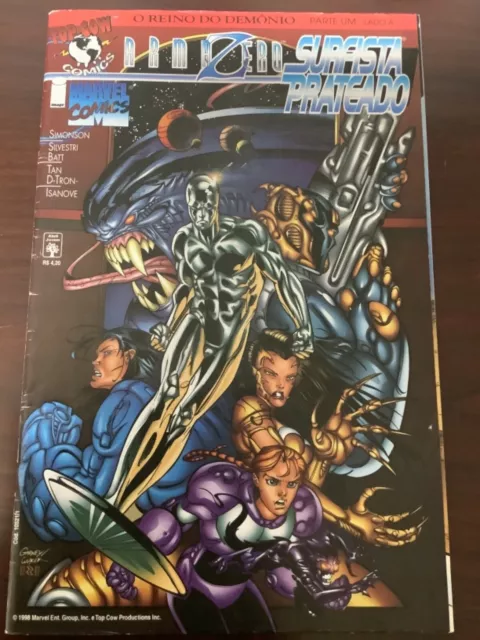 Marvel Comics Brazil Portuguese Silver Surfer Weapon Zero Cyblade Ghost Rider #1 3