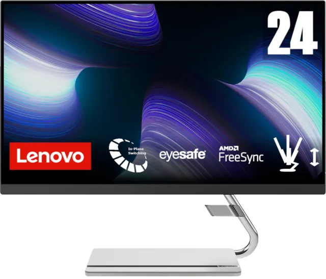 LENOVO Q24i-20 23,8 Zoll Full-HD Monitor (4 ms Reaktionszeit, 75 Hz)