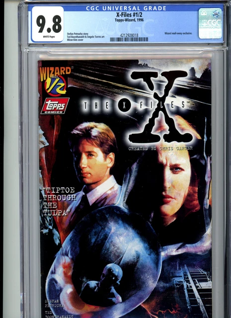 X-Files #1/2 (1996) Topps-Wizard CGC 9.8 White