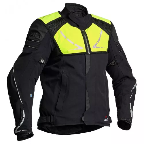 Halvarssons Panzar Black Fluo Motorcycle Textile Jacket New