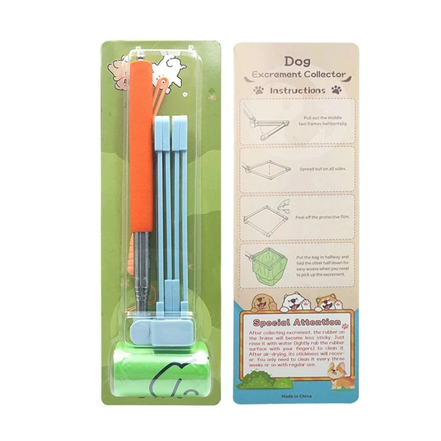 DOG POOP PICKER All Purpose Portable Doggy Pooper Scooper Lot E7 Z6D5 ...