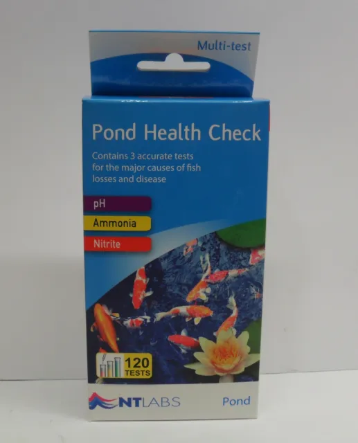 NT Labs Pond Health Check Water Test Kit - Nitrite, pH and Ammonia Koi Fish
