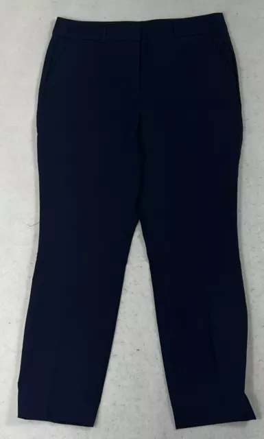 White House Black Market Slim Ankle Pants Officer Blue Elle  Womens Size 10P