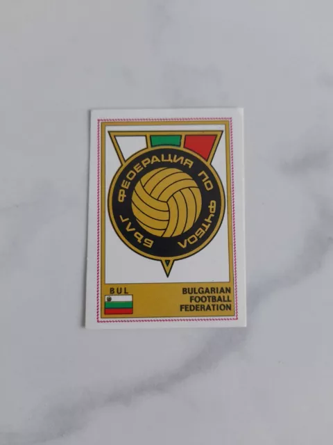 41) Bulgaria National Team Badge - Euro Football Panini Sticker