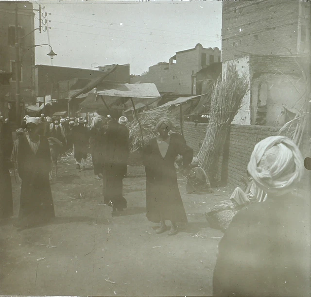 Photo Négative Ancienne Marseille Voyage Egypte Bateau Lotus C.1920 | Tirage Original Procédé Ancien