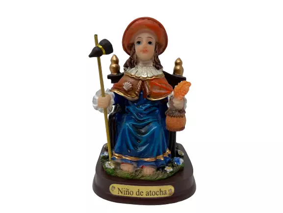 Figura de resina de 3 pulgadas Santo Niño de Atocha Nuevo