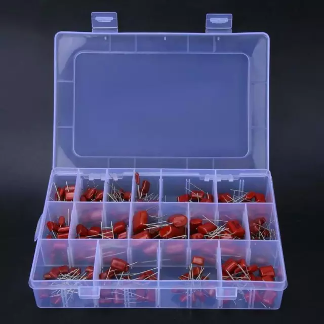 180PCS Polypropylene Film Capacitor Assortment Kit 10nf-68nf 400v-630v - Ebay