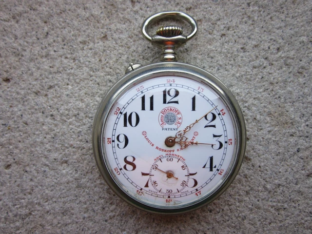 OROLOGIO DA TASCA Louis Roskopf 1906 Funzionante Cipolla Per Taschino Vintage EUR 169 90 PicClick IT