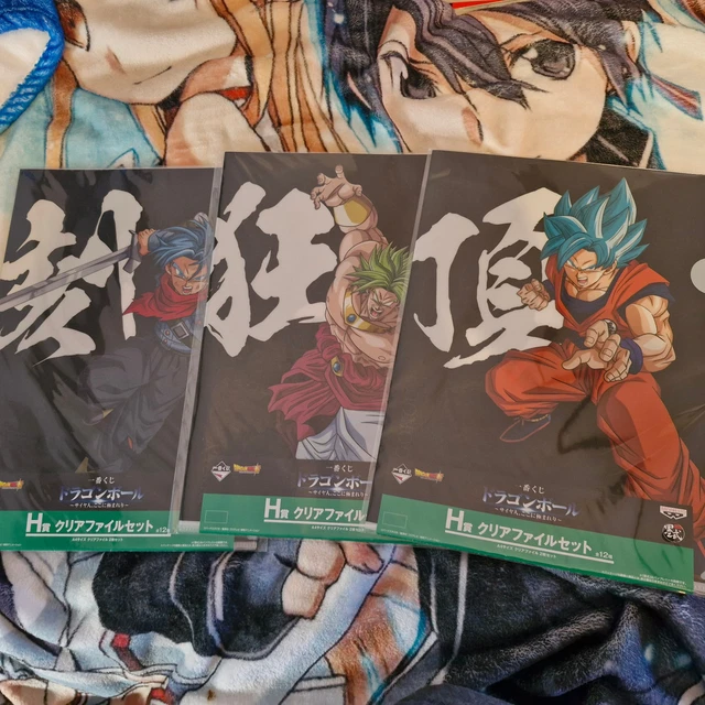Kuji] Dragon Ball ~Super Saiyan Battle~ Ichiban Kuji K-Prize Clearfile-Set (A