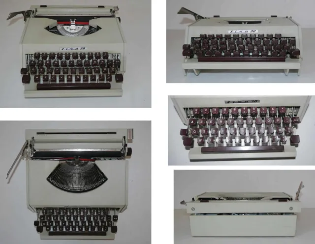 Machine à écrire Lisa 30 Fabrication années 70's Non testée 