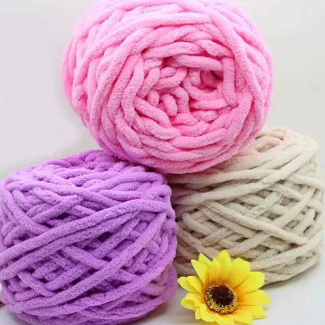 100G skeins yarn Chunky Crochet chenille Milk Soft Baby velvet Knitting Wool