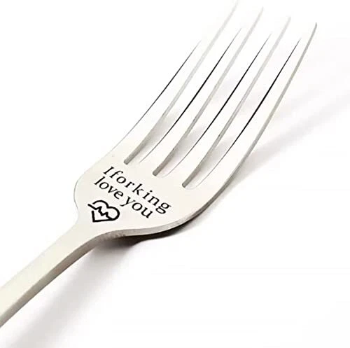 Gifts For Dad from Daughter Son Wife Dinner Fork I love you Father's Day Gift...