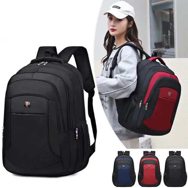 Mens Womens Large Backpack Laptop Rucksack Business Work College School Bags