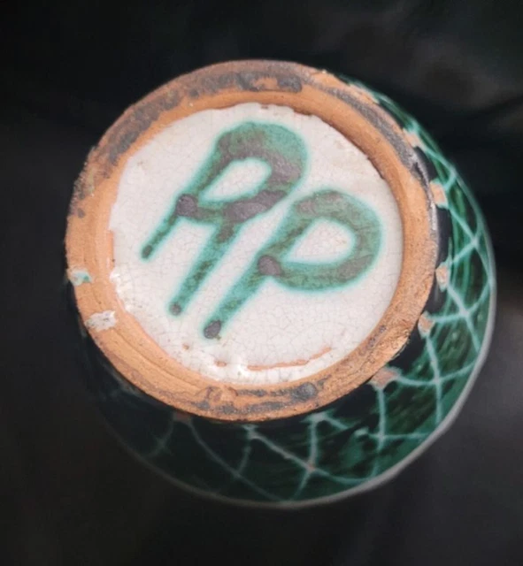 VINTAGE VASE ROBERT PICAULT RP Vallauris céramique Années 1950 1960 EUR