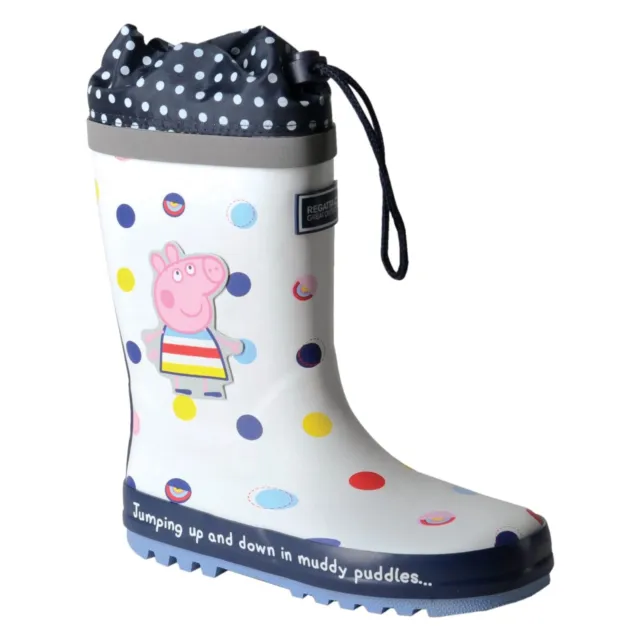 Regatta Peppa Childs Kids Girls Boys Rain Wellies Welly Wellington Boots RRP £50
