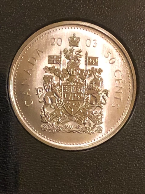 Bu 2003 Canada Half Dollar From Specimen Set