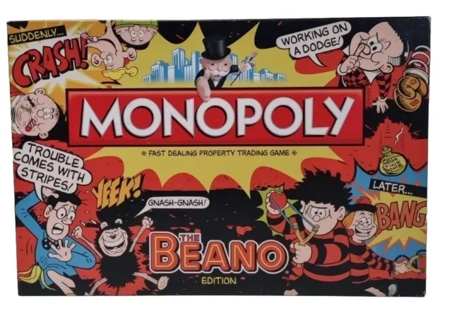 MONOPOLY The Beano Edition Hasbro Gaming 2015 komplett mit 6 exklusiven Token