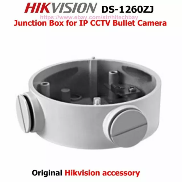 Hikvision DS-1260ZJ Mental Wall Mount Bracket Junction Box IP CCTV Bullet Camera