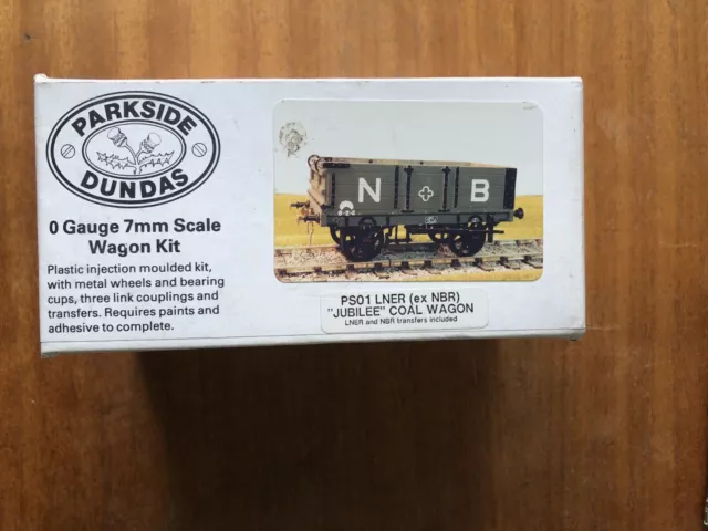 Parkside Dundas 0 Gauge PS01  7mm unbuilt kit - LNER(ex NB) Jubilee Coal Wagon b