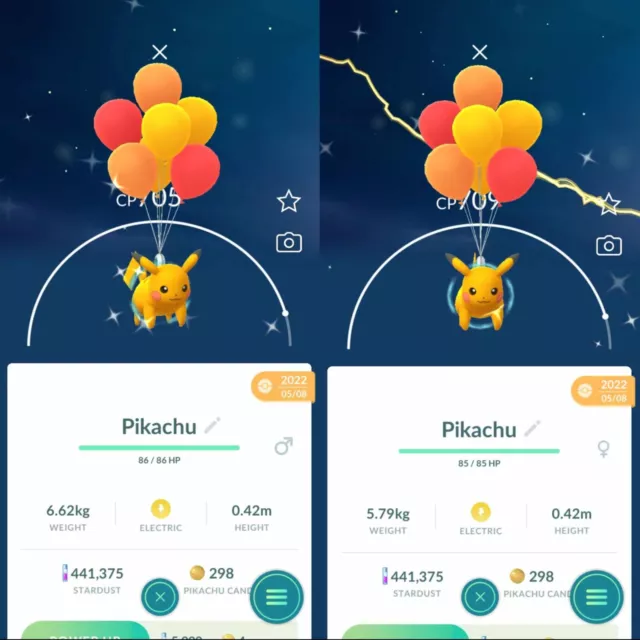 Pokémon Go * Shiny Pikachu Shirt Green Taipei - Male or Female