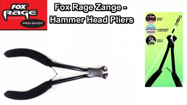 Fox Rage Hammer Head Pliers Seitenschneider Zange