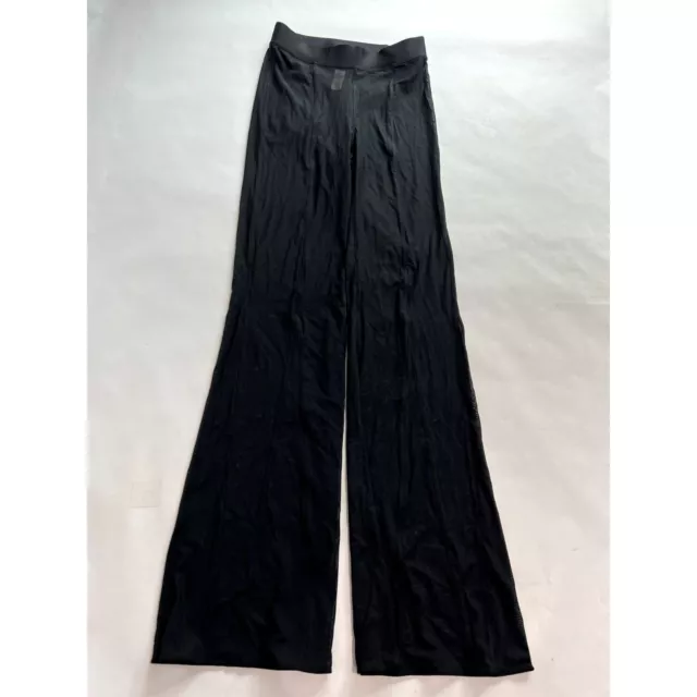 NWT ALO Yoga Mesh High-Waist Flicker Pants in Black