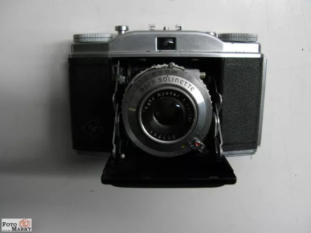 Agfa Solinette II Prontor Apotar 3.5/50mm Lens - Point and Shoot Camera