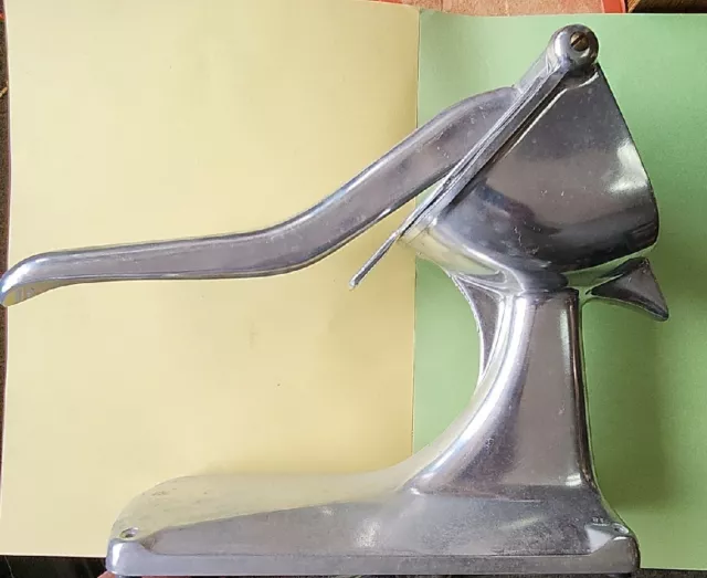 Simplex-Super Italian Hand Juicer Vintage Aluminum Sleek European Design Lines