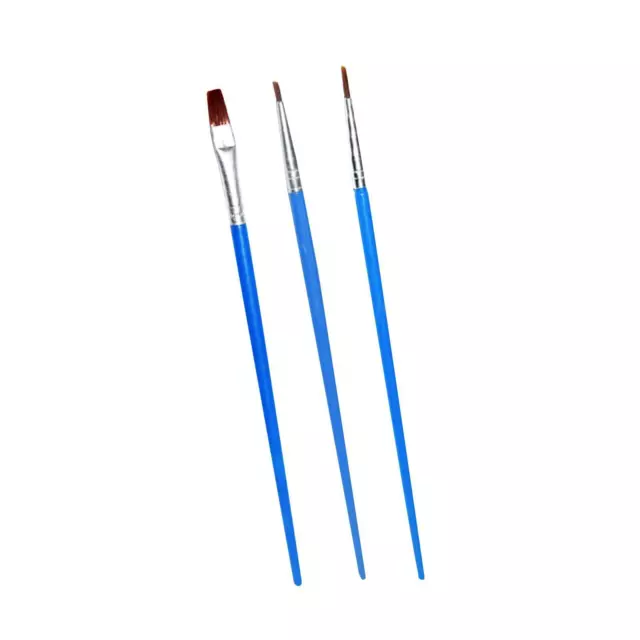 Set di pennelli 3 pennelli da disegno acrilici per pittura a olio ad