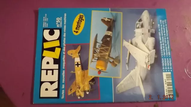 T.0 Revue Replic N°50 S-3 A Viking / Fiat CR 42 / Henschel Hs 129 B-2 / SBD-3