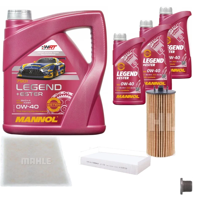 MAHLE Inspektionspaket 7 L MANNOL Legend+Ester 0W-40 für MINI Mini Cooper BMW 2