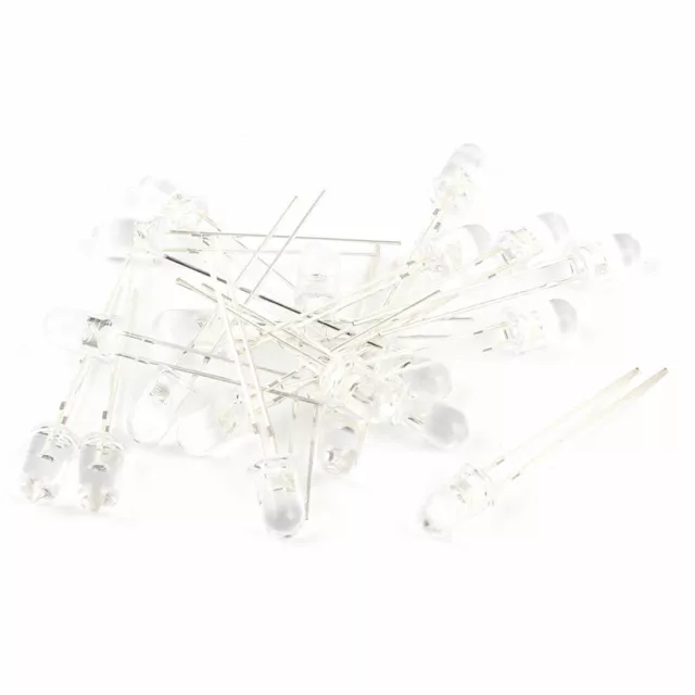 20 x Clear 5mm Diameter Head Photodiode Photosensitive Light Sensitive Diodes