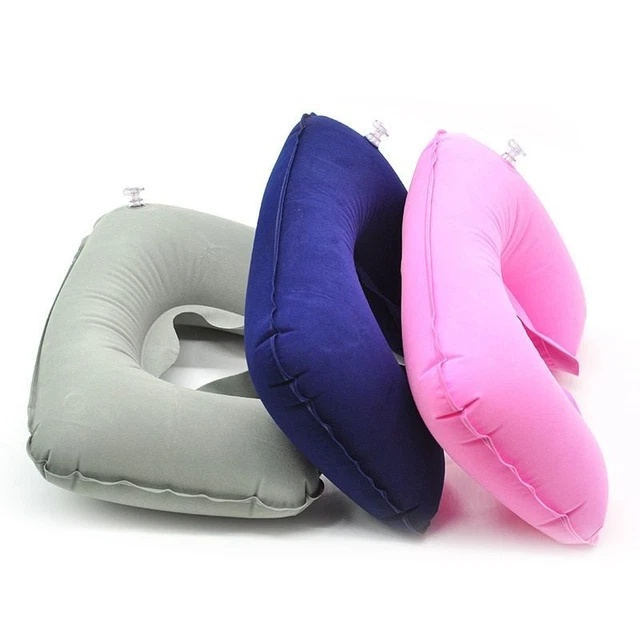 Car Travel Pillow Bus Safe Neck Flight Nap Head Rest Long Trip Inflatable Flight