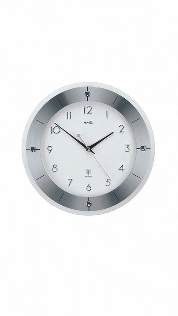Horloge Murale Moderne AMS AM W7437 – Mouvement à Quartz – Neuf