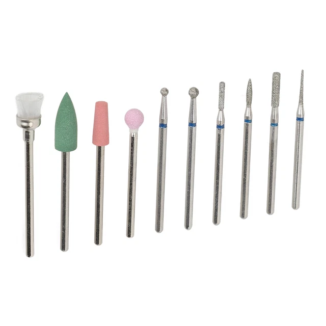 Nail Grinding Head Exfoliation Polishing Accessory Tungsten Steel Nail Drill Esp