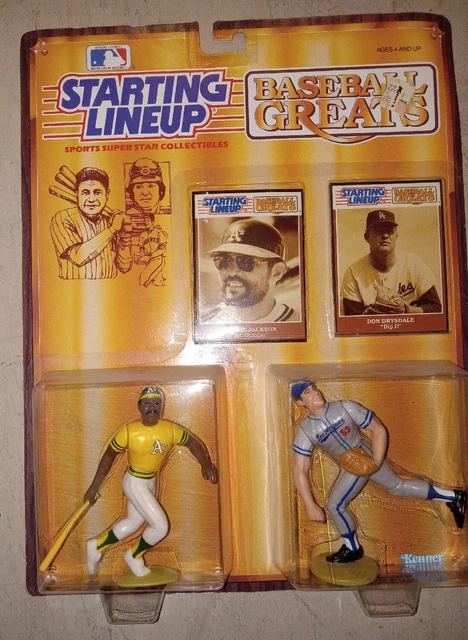1989 Kenner Starting Lineup Baseball Greats Reggie Jackson Don Drysdale