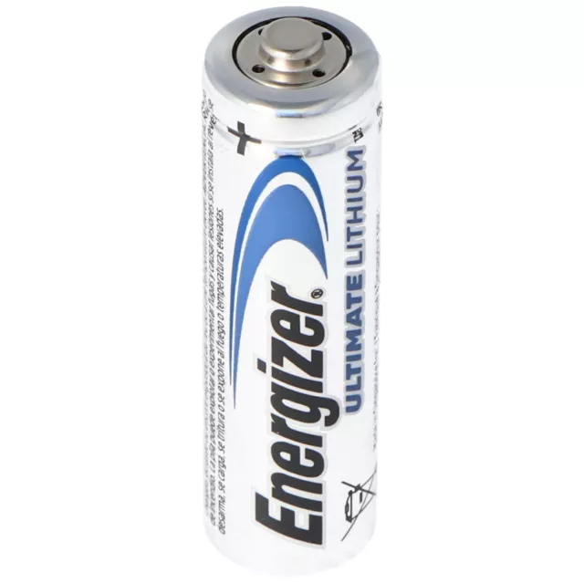 Energizer L91 Lithium Batterie AA 1,5 Volt, 3000mAh 2er Blister 3